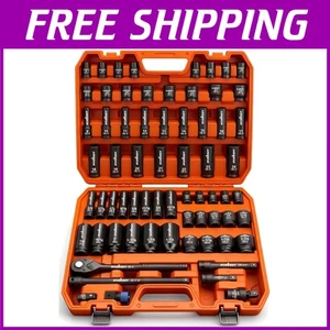 Complete 1/2" Drive Impact Socket Set with Ratchet - Foto 1 di 11
