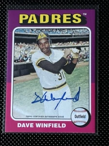 2024 Topps Heritage Dave Winfield Real One Auto #ROA-DW - Picture 1 of 2