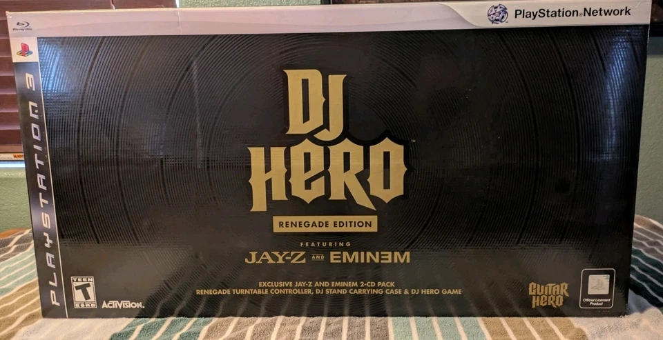 PlayStation 3 DJ Hero Renegade Edition Sealed Eminem Jay-Z  - Image 1 of 4
