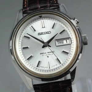 Vintage 1971 【N MINT】 SEIKO Bell Matic 4006-7012 Alarm Silver 37mm Men AT Watch - Picture 1 of 12