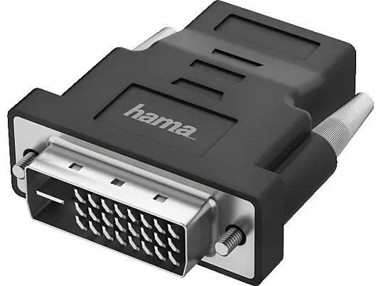 Hama DVI Stecker auf VGA-Buchse - Video Adapter -1080p FULL HD Kupplung Monitor - Bild 1 von 1