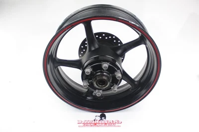 06-16 YAMAHA YZF R6 OEM REAR WHEEL BACK RIM STRAIGHT  - Image 1 of 4