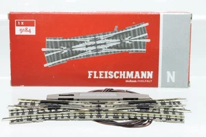 N Fleischmann 9184 Doppelkreuzungsweiche Gleis Kreuzung OVP N92 - Picture 1 of 3