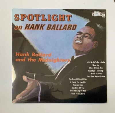 Hank Ballard Spotlight On King 740  Sealed Black Label Vinyl Record Mint Rare - Image 1 of 2