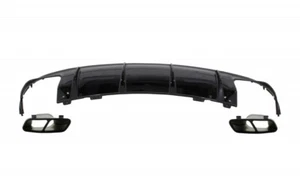 Parachoques Difusor Escape para Mercedes CLA W117 X117 13-18 Facelift CLA45 Look - Imagen 1 de 12