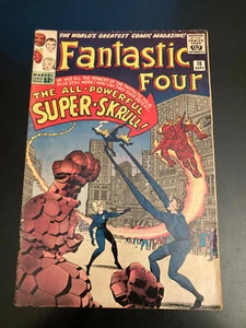FANTASTIC FOUR 18 ('63) *Early FF Key!* Nice—Bright & Colorful! But spine split - Picture 1 of 13