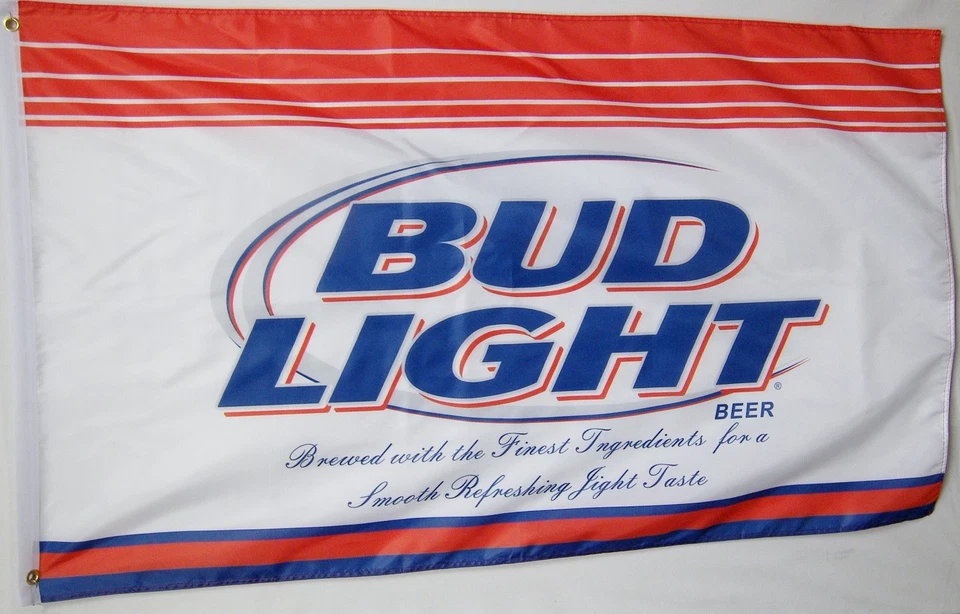 Bandera de Cerveza Bud Light 3' X 5' Calidad Bar Fiesta Decoración Banner "Vendedor de EE. UU." Foto 1 de 1