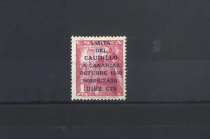 SPAIN YEAR 1951 - VISIT CAUDILLO CANARIAS 1089 ** MNH - OPPORTUNITY! - Picture 1 of 2