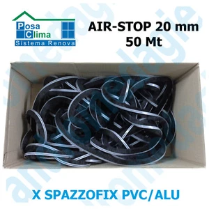 AIR-STOP 20MMx50MT SFUSO Spazzolino a tenuta per Spazzofix Alu/Pvc - Picture 1 of 2