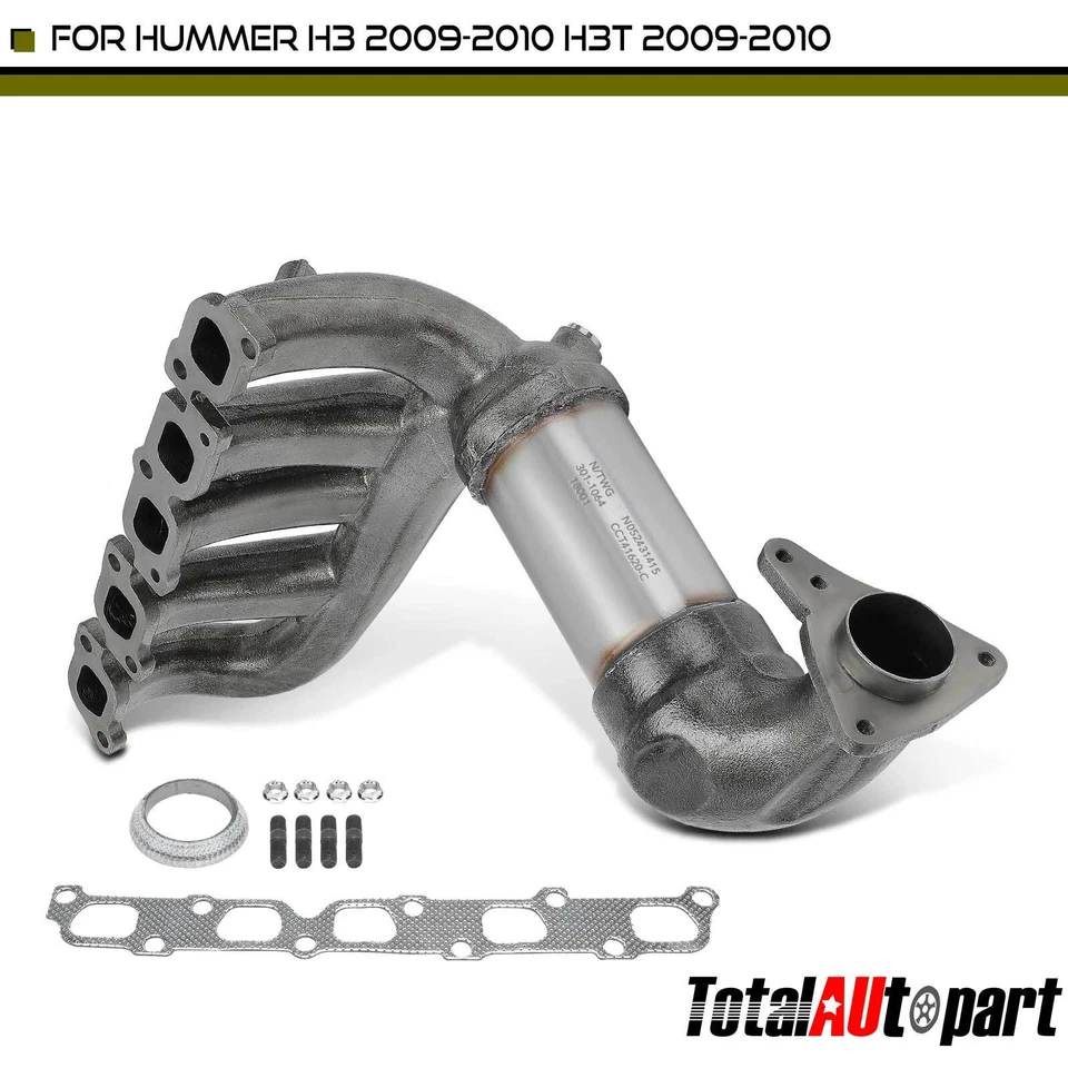 Nuevo convertidor catalítico para Hummer H3 2009-2010 H3T 2009-2010 L5 3,7 L frontal Foto 1 de 4