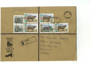 Zimbabwe - 1997 - Scott #725 & 770 & 772 - Copertina registrata - Foto 1 di 1