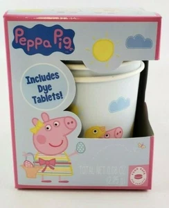 Peppa Pig Easter Egg Coloring 5 Paper Cups w/ Coloring Tablets Dipper & Stickers - Picture 1 of 6
