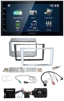 Kenwood 2DIN Bluetooth Lenkrad USB DAB Autoradio für Opel Zafira Astra H Corsa D - Bild 1 von 4