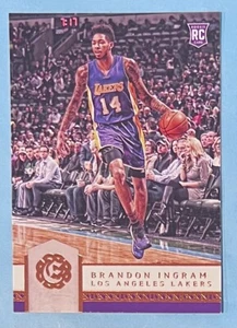 Tarjeta de novato Brandon Ingram Panini Excalibur #80 2016-17 RC Lakers Pelicans - Imagen 1 de 3