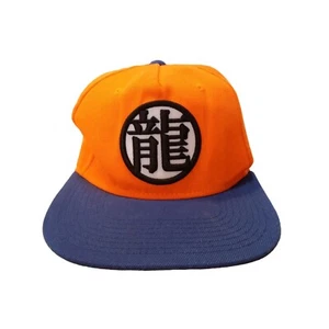Dragon Ball Z Snapback Hat Kanji Orange Blue Japanese Oolong Anime Goku - Picture 1 of 7