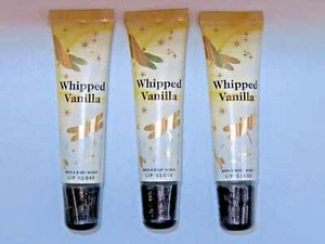 Bath & Body Works Lip Gloss Whipped Vanilla 0.47 Fl oz. Pack of 3 - Picture 1 of 3