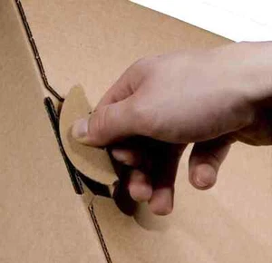 SMARTBOXPRO Ordner-Versandkarton, braun, (B)50 - 80 mm