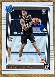 2021-22 Donruss Basketball Rated Rookie #204 Kessler Edwards Brooklyn Nets