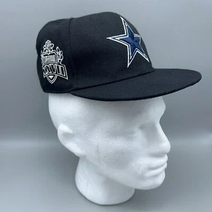 Dallas Cowboys Hat Cap Mens Snapback Black Star Super Bowl XXVII Wool Blend - Picture 1 of 9