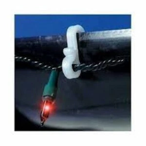Gutter Hooks 72 White Plastic Christmas Xmas LED Lights Outdoor decorations etc. - Picture 1 of 4