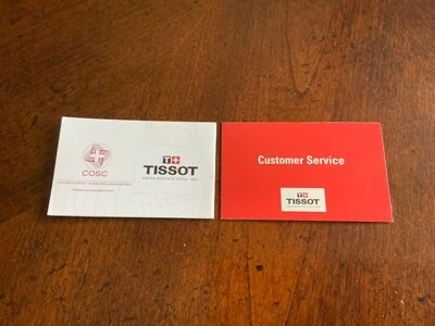 Reloj Tissot papeles, certificado, folleto, documentos. Foto 1 de 4