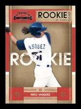 2008 Playoff Contenders Niko Vasquez   #40