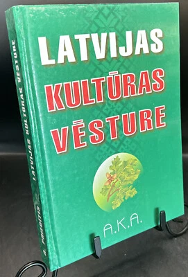 LATVIAN ~ Latvijas Kulturas Vesture ~ Arturs Prieditis ~ Hardcover ~ VG ~ 2000 - Image 1 of 4