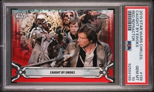 2019 Star Wars Chrome Legacy Catch by Ewoks Red Refractor /5 PSA 10 - Bild 1 von 2