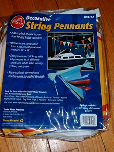 Taylor Made Products (1) Decorative 50' String of 24 Multi colored Pennants - Bild 1 von 2