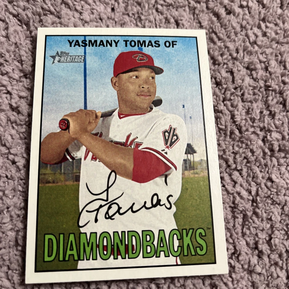 2016 Topps Heritage #371 Yasmany Tomas Arizona Diamondbacks — 第 1/1 张图片