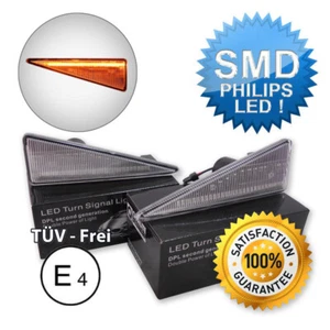 2x OEM FRECCE LATERALI LED BIANCO PER RENAULT MEGANE II SCENIC 2 ESPACE 4 IV - Foto 1 di 1