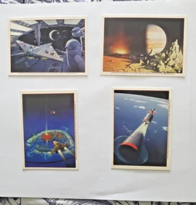 1993 Starlog Magazine Promo Trading Cards - Complete Set 1-4 - Picture 1 of 6