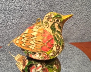Cloisonne Vogel hängendes Ornament 3 Zoll - Bild 1 von 9