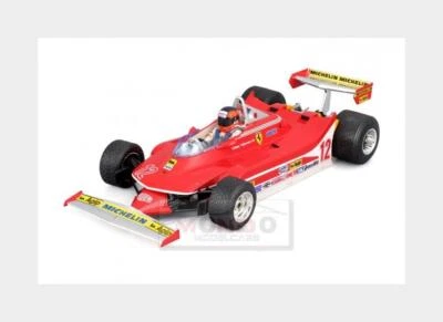 1:18 BURAGO Ferrari F1 312T4 #12 Winner Gp Usa 1979 Gilles Villeneuve BU180013V - Immagine 1 di 3