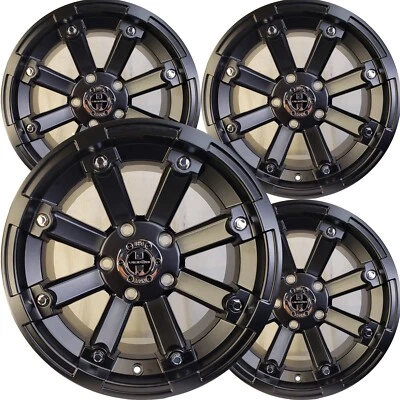 4) 14" Rims Wheel some John Deere GATOR XUV UTV ATV 14x8 5/4.5 Type 393 Aluminum Foto 1 de 4