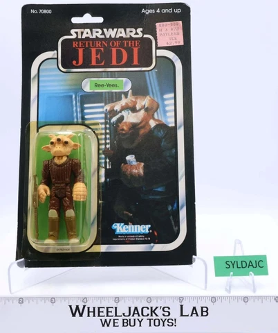Ree-Yees 65-B Back Star Wars ROTJ 1983 Kenner Action Figure NEW MOSC SEALED Cover