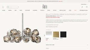 New Restoration Hardware Chandelier 24" Boule De Cristal - Picture 1 of 2