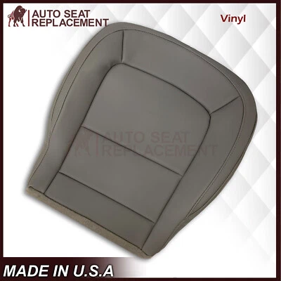Camión de trabajo GMC Canyon 2017 2018 2019 Driver Bottom Syn. Funda de asiento de cuero gris Foto 1 de 4