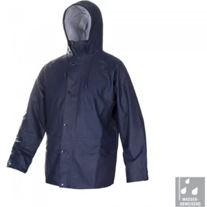 Regenjacke Arbeitsjacke Regenschutzjacke Regenanzug Regenmantel Kapuze 100% PU - Bild 1 von 5