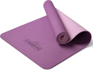 Yogamatte, Rutschfeste Matte, Gymnastikmatte182x76cm Pink + Tragegurt - Bild 1 von 1
