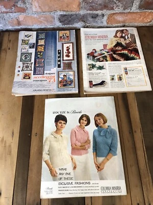 McCalls Needlework and Crafts Sewing Magazine  Lot of 3 Vintage 50s 60s Decor  - Image 1 of 4