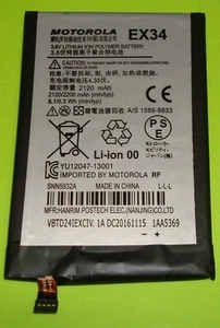 🔋 MOTOROLA EX34 BATTERY fits MOTO X 1ST GEN XT1049 XT1056 XT1058 XT1060 XT912A - Picture 1 of 3