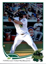 2016 Eugene Emeralds Grandstand #19 Marcus Mastrobuoni Livermore California Card