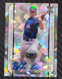 2021 Leaf Metal Bubba Chandler Cracked Ice Refractor Auto Rookie PIRATES #BA-BC1 - Bild 1 von 4