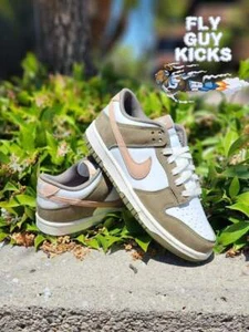 Nike Dunk Low OLIVE OIL FQ8250-200 Summit White Brown Beige Sneaker Shoe - Picture 1 of 6