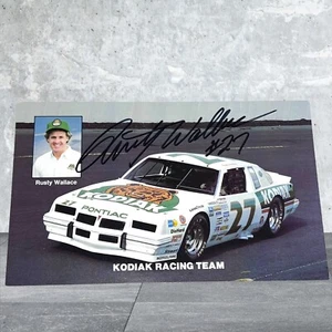 Rusty Wallace signed KODIAK VINTAGE 1987 PONTIAC GRAND PRIX WINSTON CUP photo - Picture 1 of 2