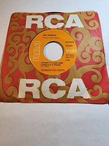 MAC WISEMAN "JOHNNY'S CASH AND CHARLEY'S PRIDE" RCA (74-0283) 1969 VG F245 - Bild 1 von 1