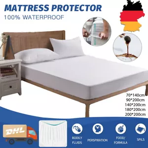 Matratzenschoner Matratzenauflage Wasserdicht Inkontinenz Matratzenschutz DE - Bild 1 von 19
