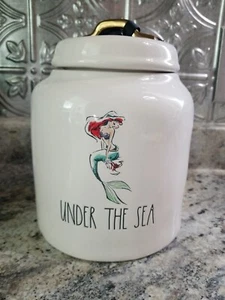 Rae Dunn Disney Ariel The Little Mermaid Under the Sea Canister Cookie Jar - Picture 1 of 6