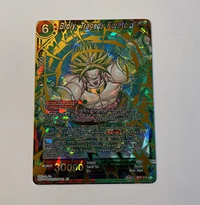 Broly, Tragedy Foretold Foil SR NM Karte für Dragon Ball Super CCG Kartenspiel - Bild 1 von 5